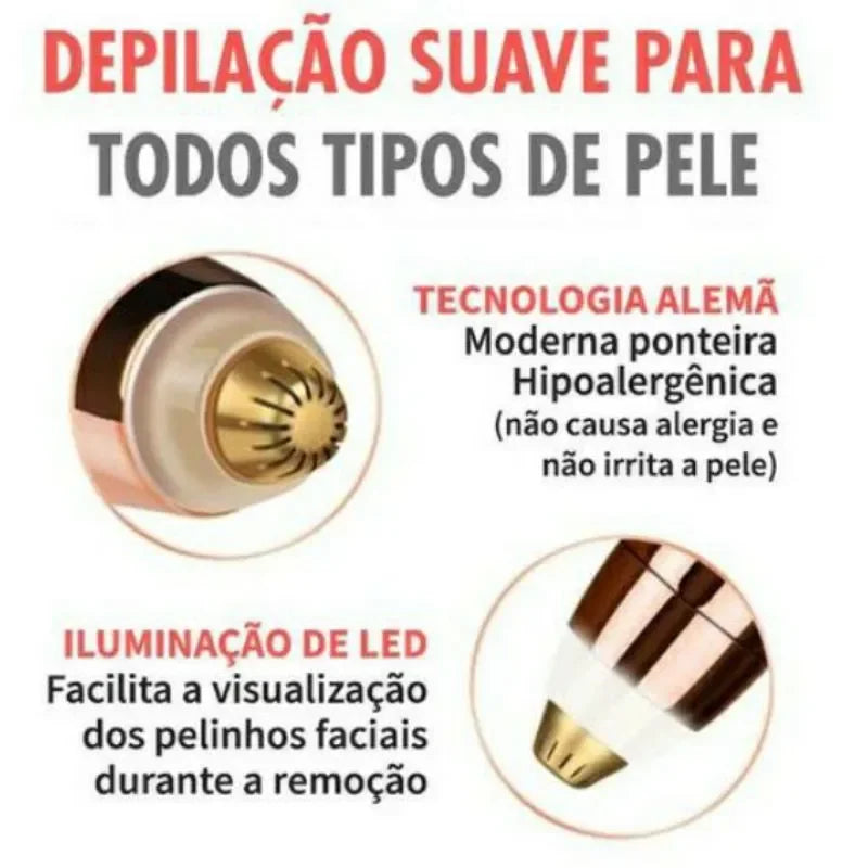RUZOFO USB Eyebrow Trimmer & Facial Hair Remover for Women Eyebrow Trimmer HIP