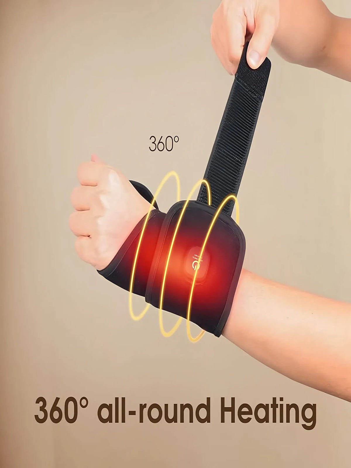 USB Heated Wrist Brace – Adjustable Breathable Support | AXH Heated Wrist Brace HIP