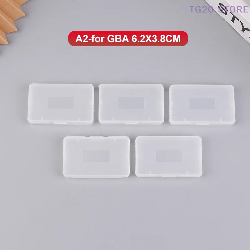 5-Pack GBA GBC Transparent Game Cartridge Cases – Dustproof Game Cartridge Case HIP