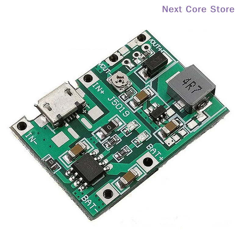 USB Lithium 3.7V Battery Charging Module DC-DC Boost Step Up DC-DC Boost Module HIP