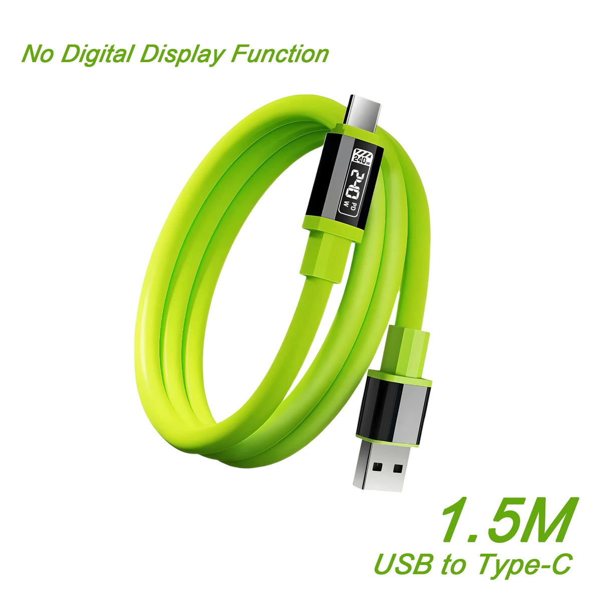 USB-C Fast Charging Cable 3A PD – iPhone & Android USB-C Charging Cable HIP Green