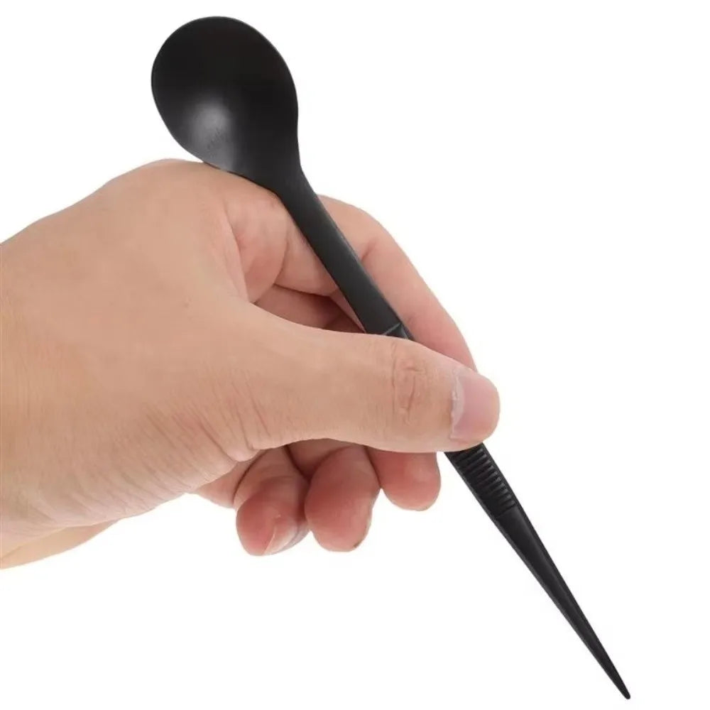 2-in-1 Stainless Steel Sauce Spoon & Food Tweezers Kitchen Tool Kitchen Utensil HIP