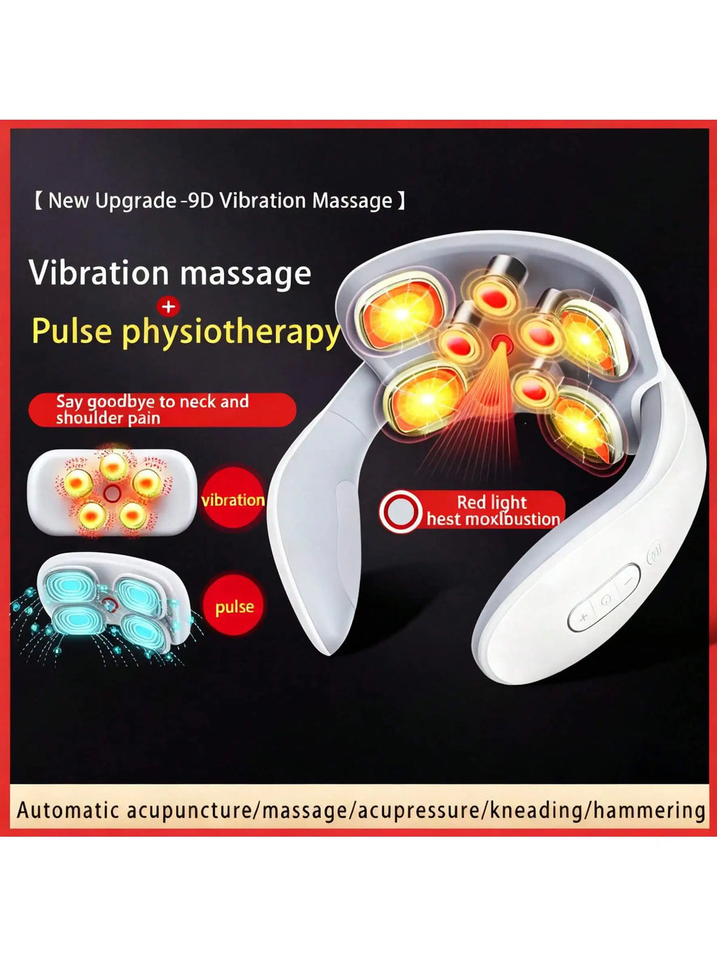 Smart Neck Massager – 5 Modes, Portable & Ergonomic Neck Massager HIP