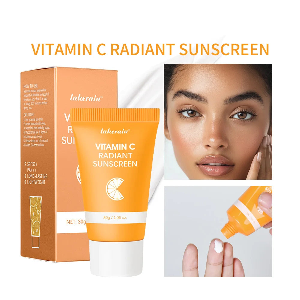 SPF 30 Vitamin C Moisturizer Protects Skin From UV Rays Hydrating Lotion Brightens Skin Nourishment Multiple Skin Care HIP 1pc