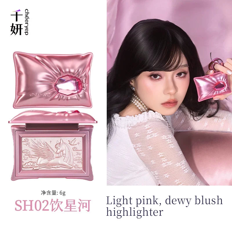 3-Color Eyeshadow Palette – Matte & Shimmer Highlighter Eyeshadow Palette HIP SH02