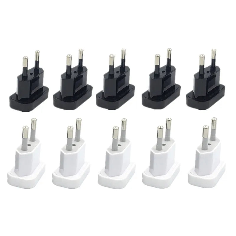 US to EU Plug Adapter – Travel Power Converter, Flame Retardant Travel Plug Adapter HIP