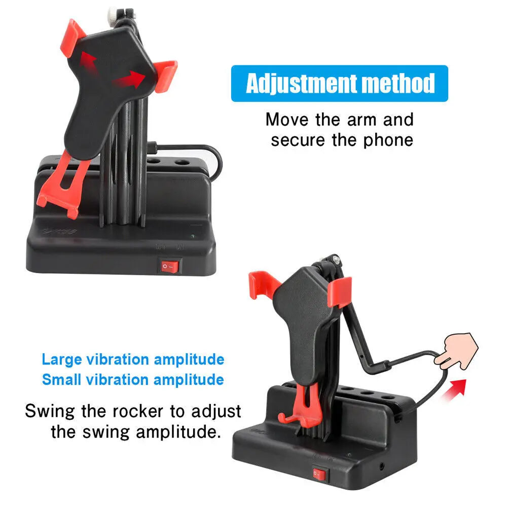USB Phone Shaker Step Counter – Auto Swing Pedometer Holder Phone Shaker Holder HIP