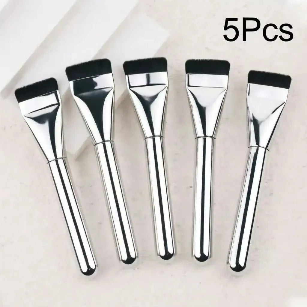 Flat Foundation Brush Set – Concealer & Contour | RUZOFO Foundation Makeup Brush HIP C697-Long 5pcs
