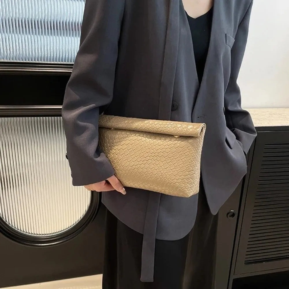 Women's Stone Pattern Clutch Bag – Elegant Buckle Evening Purse Women's Clutch Bag HIP