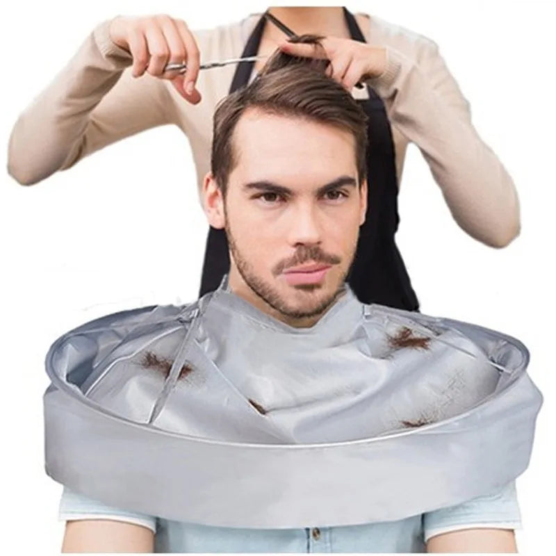 DIY Hair Cutting Cloak Umbrella Cape Cutting Cloak Wrap Hair Shave Apron Hair Barber Gown Cover Household Cleaning Protecter HIP