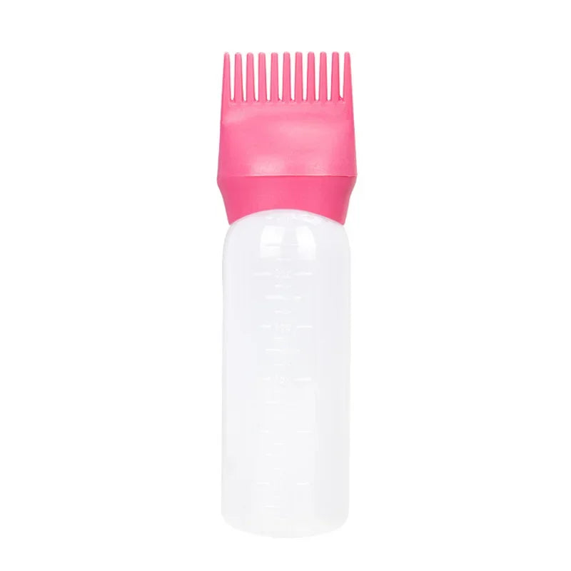 4 Colors 60OZ Portable Scalp Applicator Liquid Comb Hair Roots Massage Medicine Comb Hair for Hair Growth Serum Oil Nourish HIP DK PK