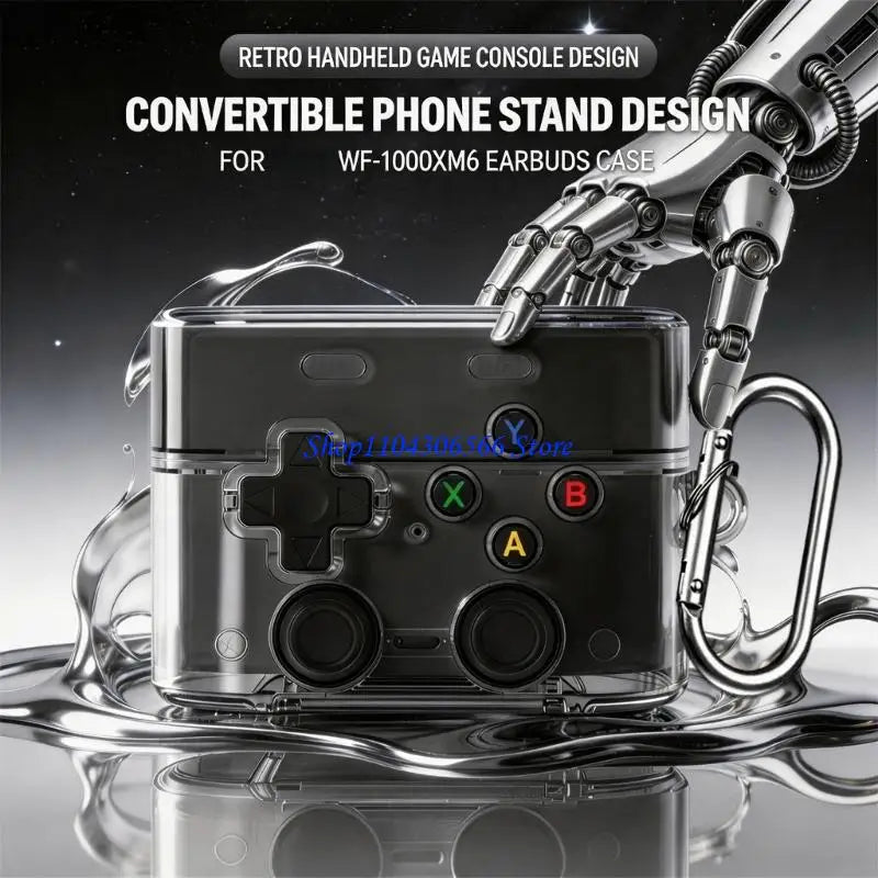 WF-1000XM6 Earbud Protective TPU Case with Carabiner | HIP Earbud Protective Case HIP