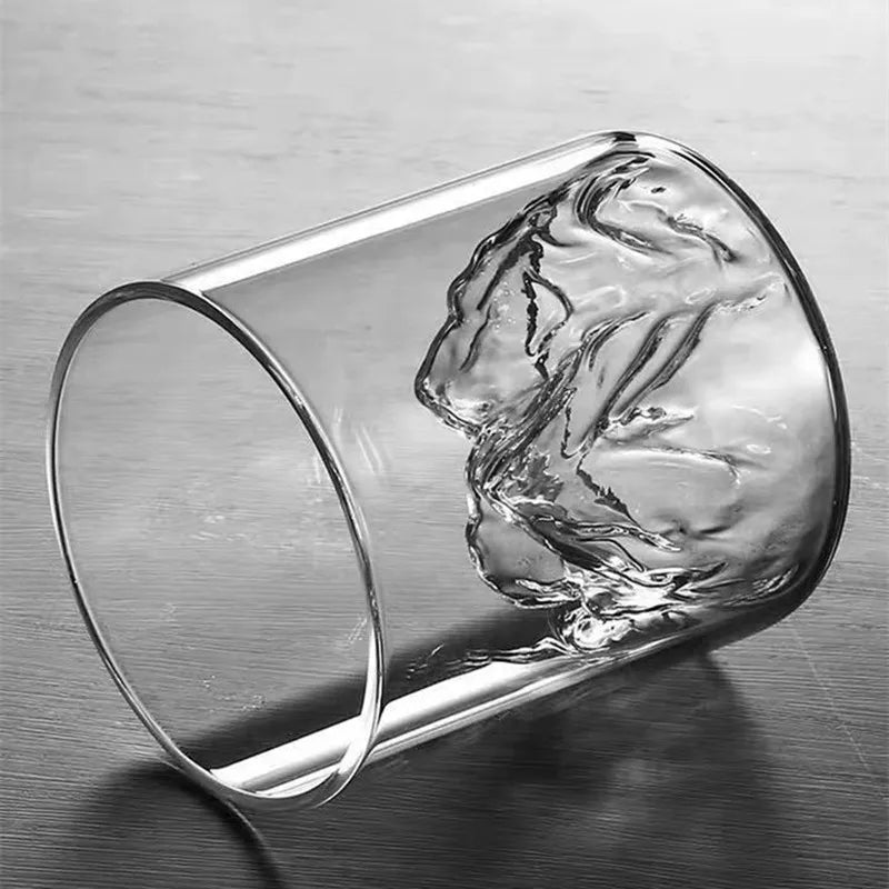 Mountain Glass Cups 150ml/300ml – Heat Resistant Drinking Glass Glass Drinkware HIP