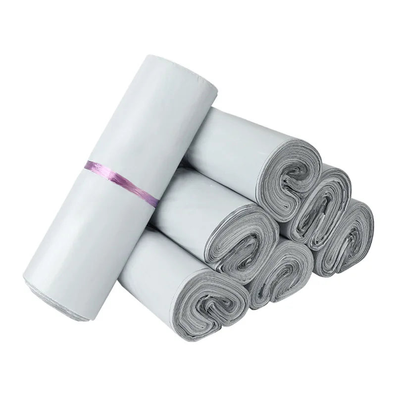 100-Pack Waterproof Self-Seal Poly Mailer Bags 15x25–35x45cm Poly Mailer Bags HIP