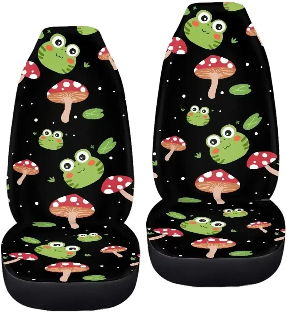 Tree Frog Car Seat Covers Set of 2 – Universal Front Fit Car Seat Covers HIP 4