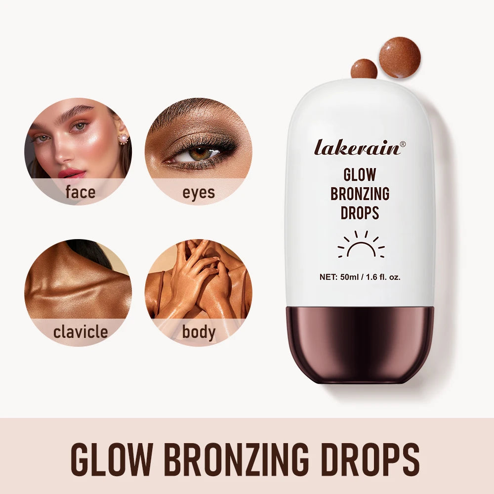 Glow Bronzing Drops Face Peptide Serums Liquid Bronzer Cream Hydrating Makeup For An Everyday Radiant Glow Summer Glow HIP