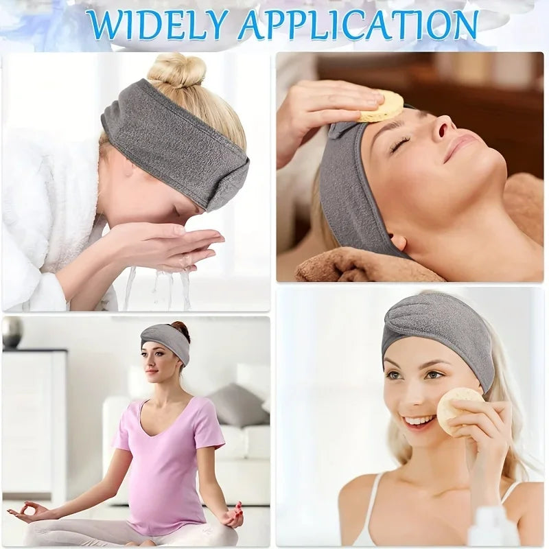 Women's Adjustable Wide Headband – Yoga, Spa & Makeup Adjustable Headband HIP