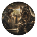 T-Rex Dinosaur Spare Tire Cover – UV Waterproof Blue 15 in Spare Tire Cover HIP Blue 16in