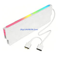 DDR5 RAM Metal Heat Sink with ARGB Lighting | 133.5mm RAM Heat Sink HIP White CN