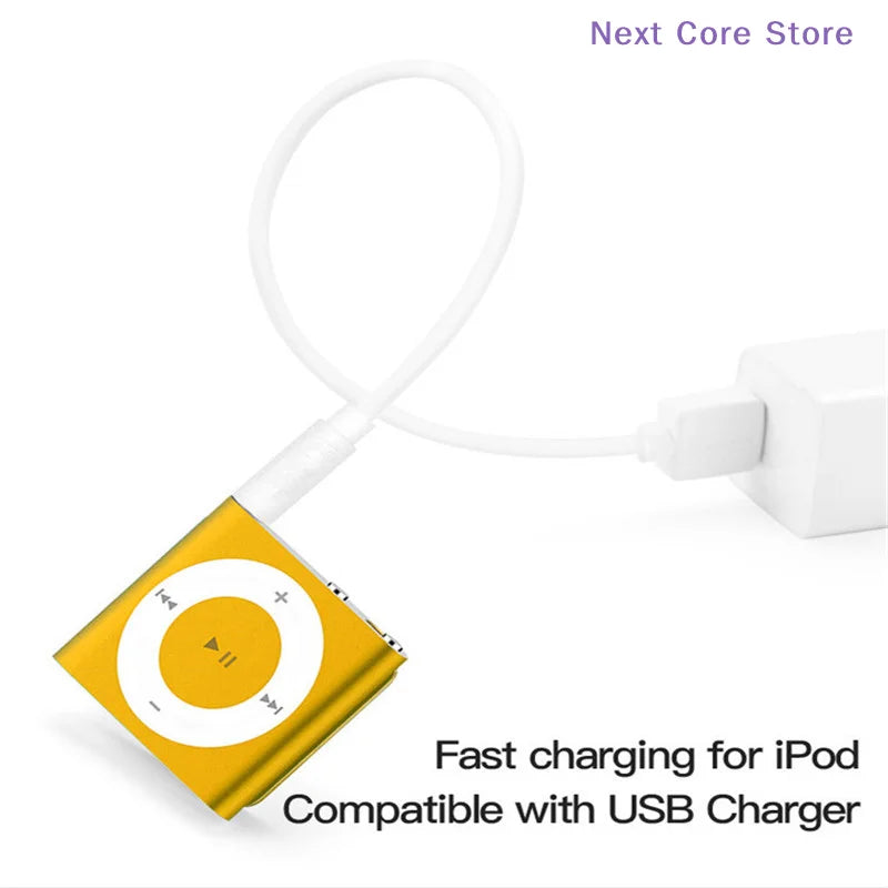 USB Charger & Sync Cable for iPod Shuffle 3rd 4th 5th Gen USB Charging Cable HIP
