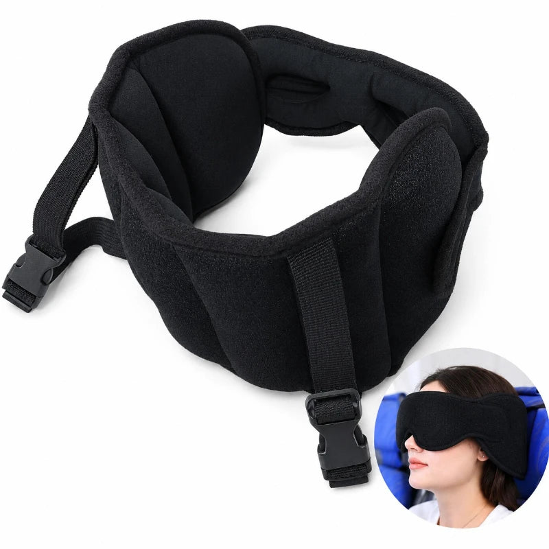 3D Contoured Travel Pillow 100% Blackout Zero Eye Pressure Sleeping Mask Soft Adjustable Travel Accessories HIP