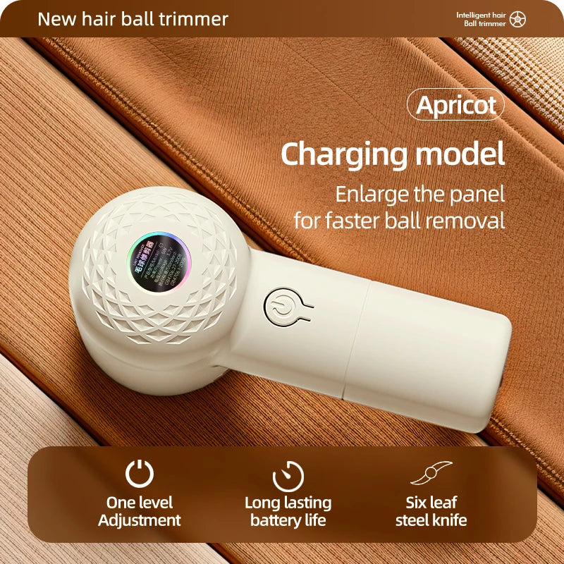 Rechargeable Electric Lint Remover & Fabric Shaver | Portable Electric Fabric Shaver HIP Light Yellow