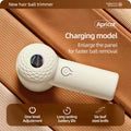 Rechargeable Electric Lint Remover & Fabric Shaver | Portable Electric Fabric Shaver HIP Light Yellow