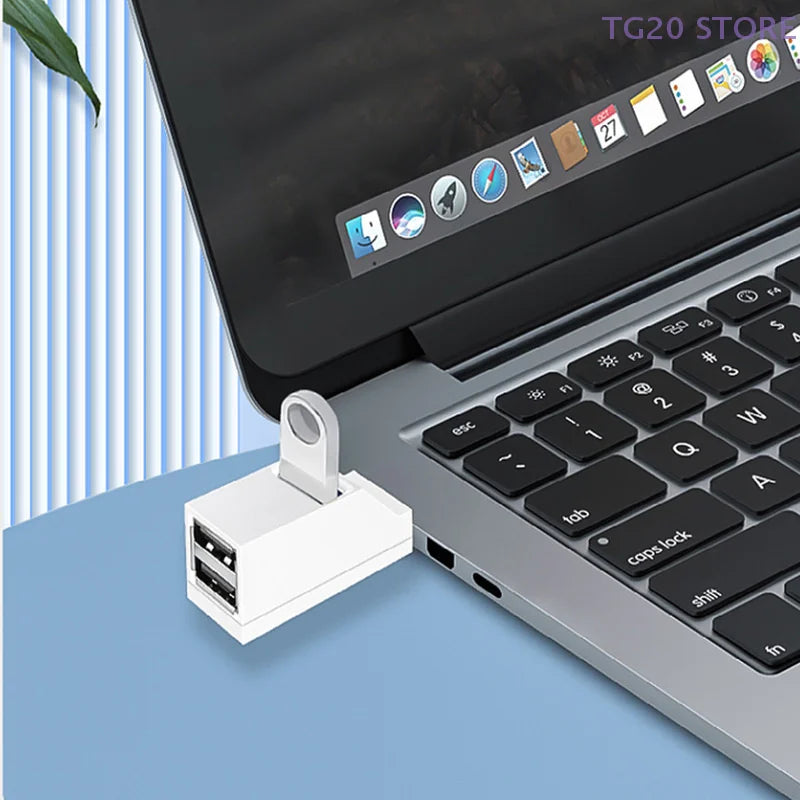 Mini USB 3.0 Hub – 3-Port High-Speed Splitter for PC & Laptop USB Hub HIP