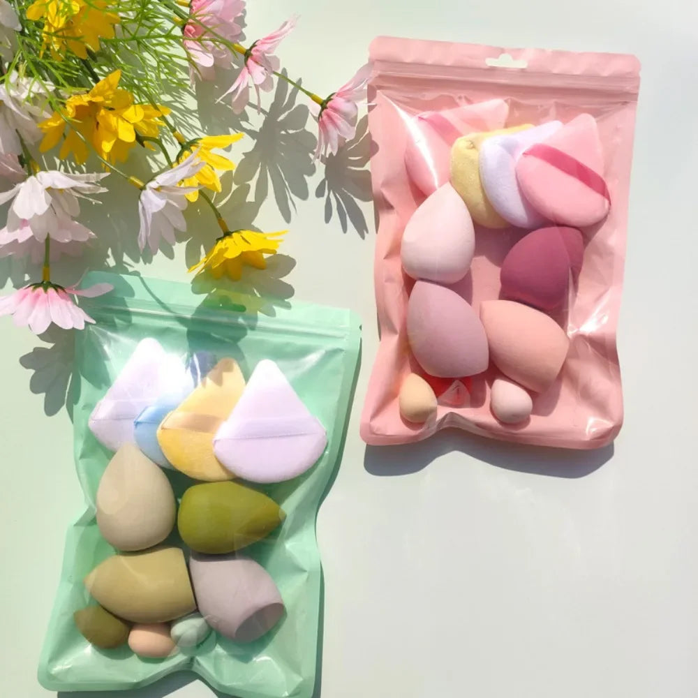 7/12Pcs Cosmetic Puff Makeup Sponge Beauty Egg Foundation Sponges Powder Puff Women Make Up Accessories Beauty Tools HIP