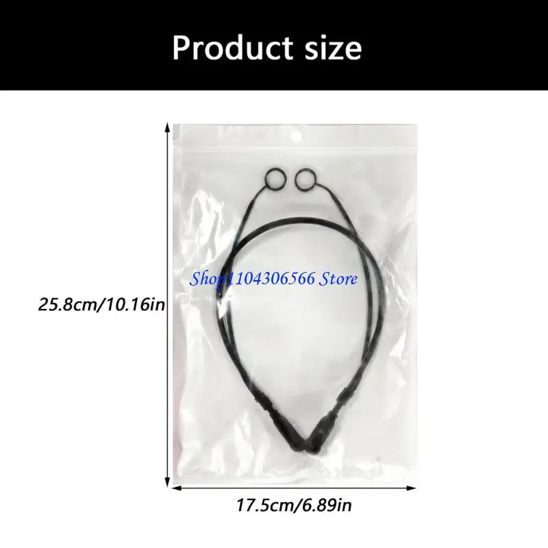 Silicone Earbud Safety Leash – Anti-Loss Strap for Sports Earbud Safety Strap HIP