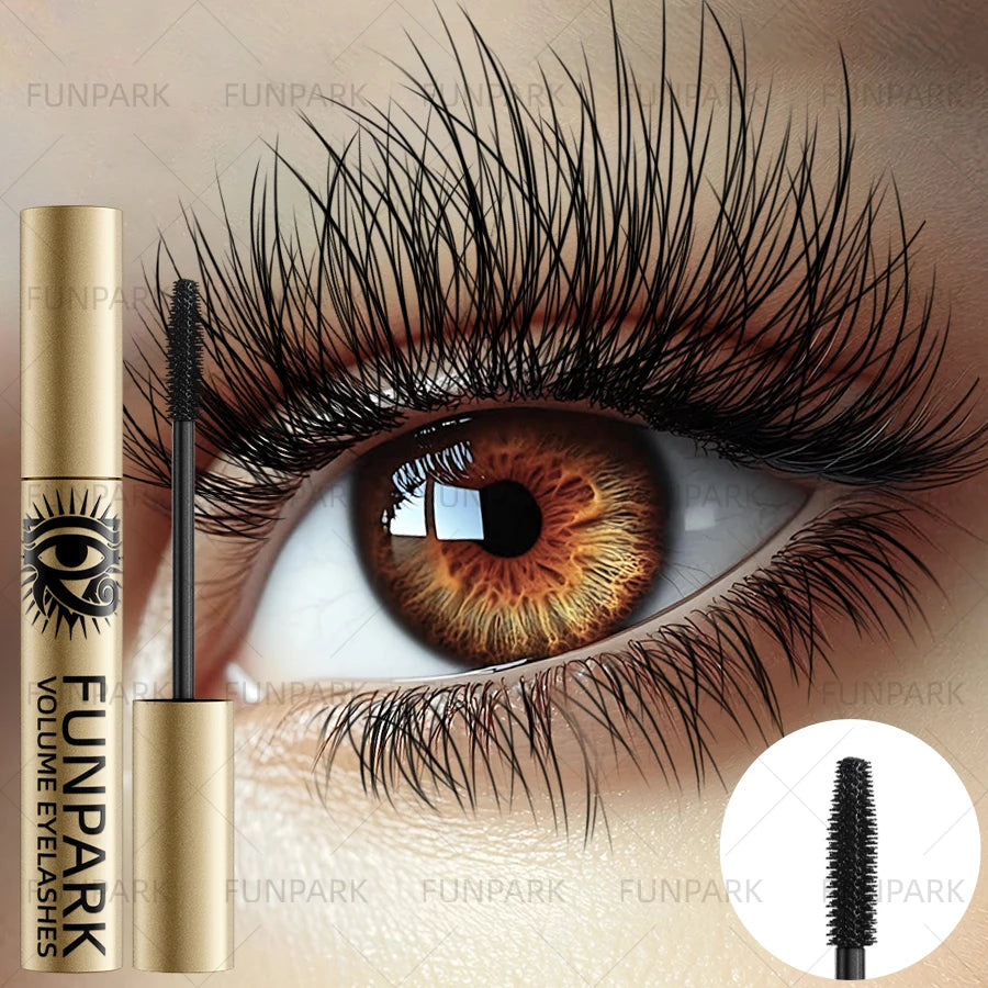 FUNPARK 5D Waterproof Lengthening Volumizing Black Mascara Waterproof Mascara HIP