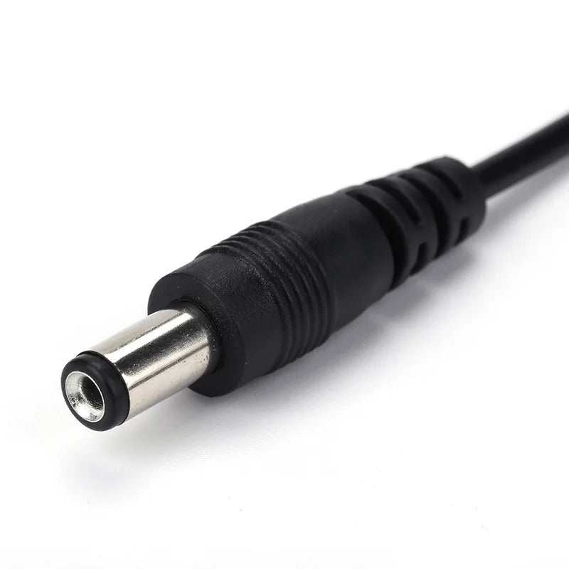 USB to DC Cable 1m – 5.5×2.1mm Barrel Plug 5V Power Supply USB Power Cable HIP