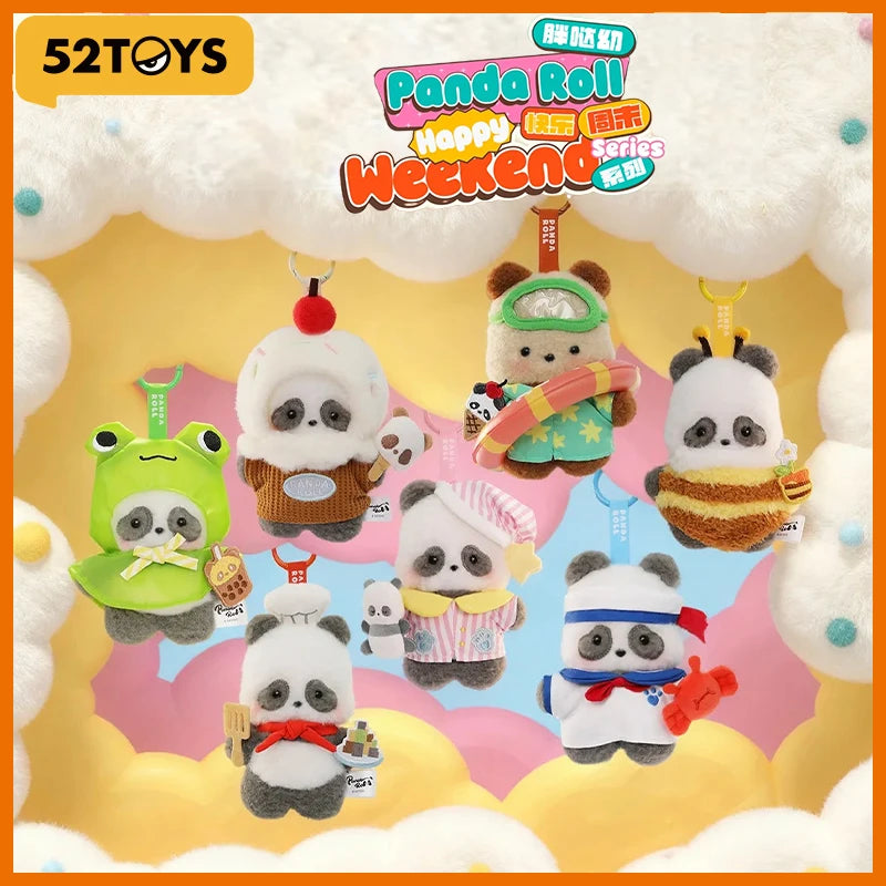 52TOYS Panda Roll Happy Weekend Plush Blind Box – 14–15cm Plush Blind Box HIP