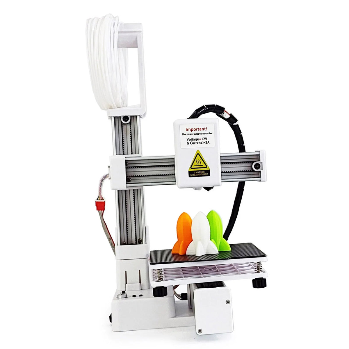 Small 3D Printer All Metal Nozzle Efficient Frequency Division Multiplexing Small 3D Printer Rapid Heating for Handcraft HIP