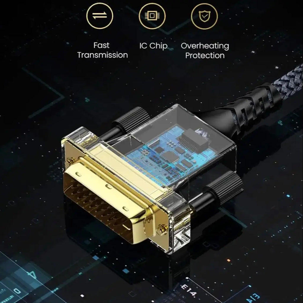 HDMI to DVI Bidirectional Adapter Cable – 1080p HD | HIP HDMI DVI Adapter Cable HIP