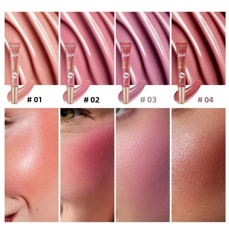 USHAS Liquid Blush Cream – Cheeks, Eyes & Lips | Korean Liquid Blush Cream HIP