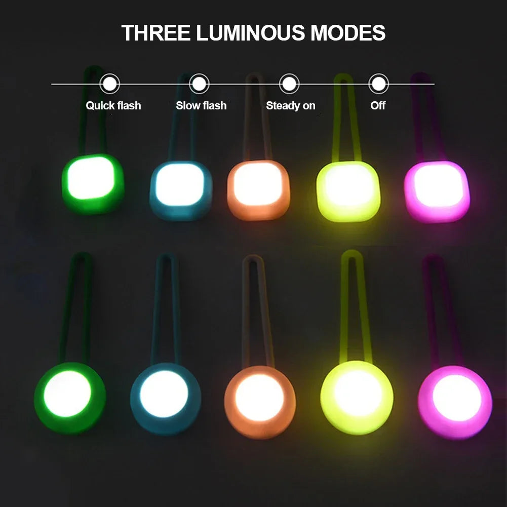 Dog Flashing Night Light Pet Collar Pendant Lighted Puppy Waterproof Led Safety Pet Pendant for Outdoor Hiking Training Walking HIP