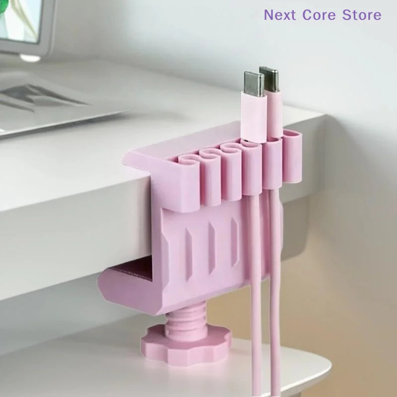 3D Printed PLA Eco-Friendly Desktop Cable Clip Organizer Cable Clip Organizer HIP