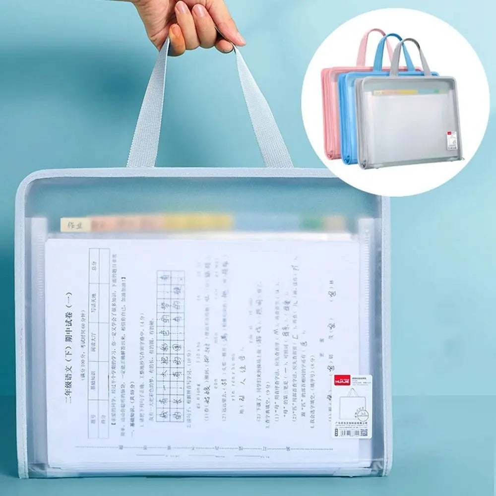 13-Layer Expandable Document Storage Pouch | PET File Bag Document File Organizer HIP