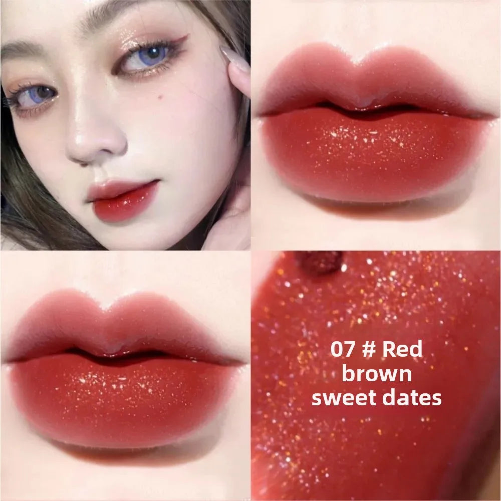 TEAYASON 10-Color Velvet Matte Lip Gloss Set – Waterproof Lip Gloss Set HIP