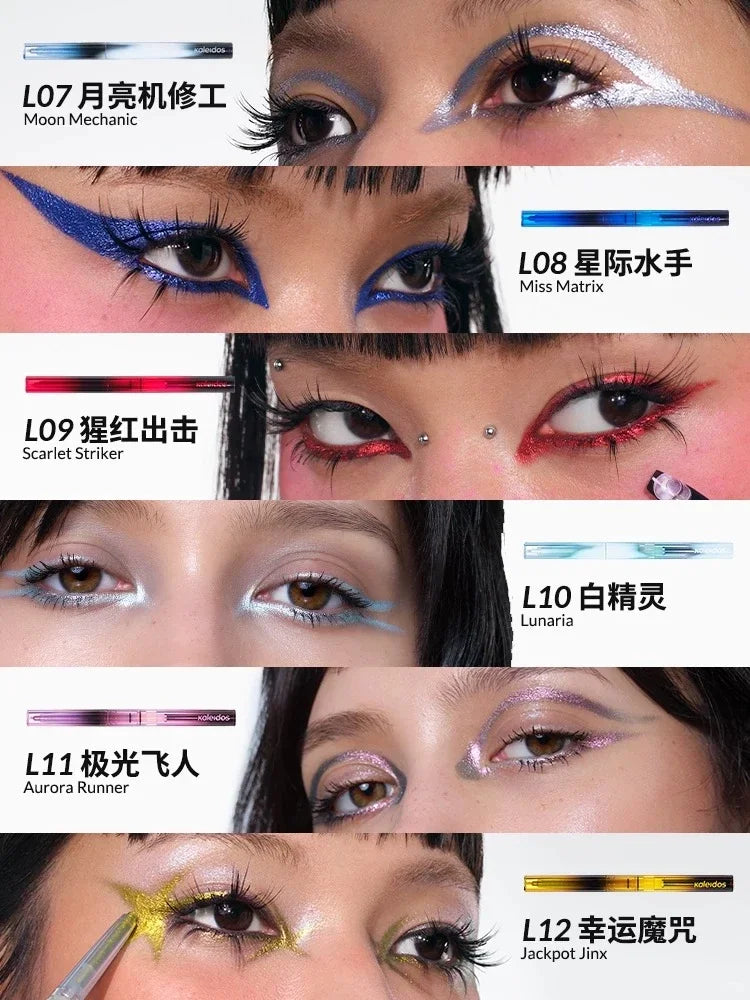 Kaleidos Moon Arcade Shimmer Gel Eyeliner Pencil | Waterproof Gel Eyeliner Pencil HIP