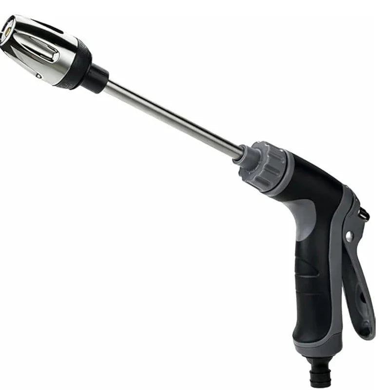 Alloy High-Pressure Water Gun Lance – Long Pole Rubber Handle Garden Water Lance HIP A Style