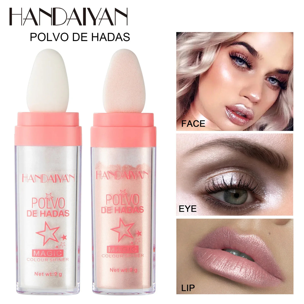 Handaiyan Fairy Shimmer Highlighter Contour Stick – 3 Colors Shimmer Highlighter Stick HIP