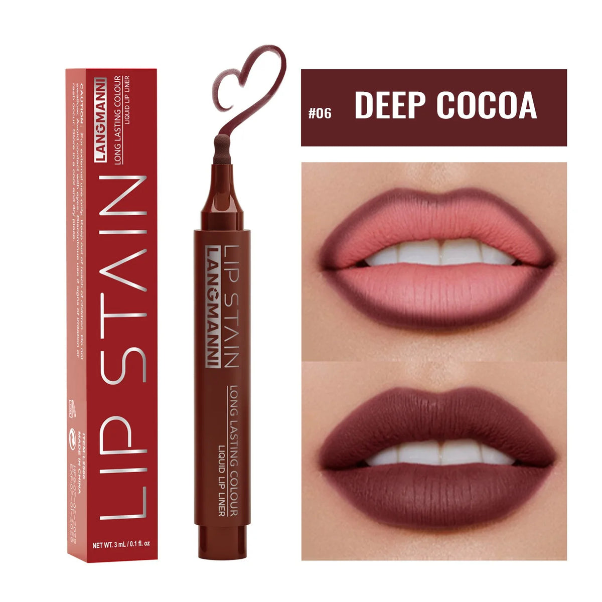 Gourd Nib Liquid Lipliner Pen Matte Waterproof Plumping Stain Quick-dry Lipstick Natural Lip Liner Marker Outline Contour Makeup HIP 06