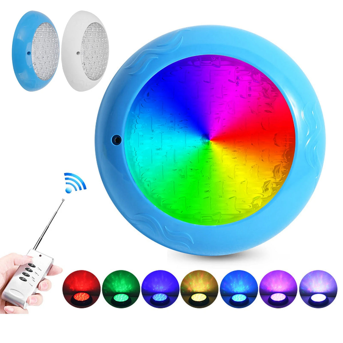 35W Underwater Light LED Pool Light LED Pool Light IP68 Waterproof AC DC12V 35W with Remote Control for Outdoor Swimming Pools HIP