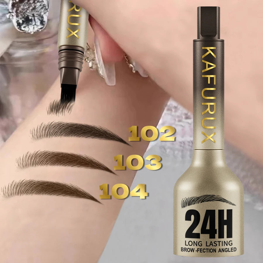 KAFURUX 3D Microblade Eyebrow Dye Cream – Waterproof & Long-Lasting Eyebrow Dye Cream HIP