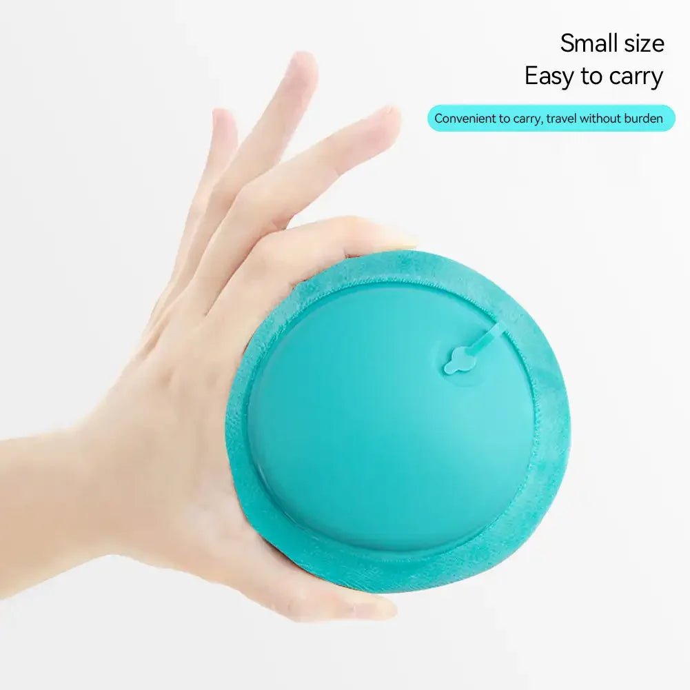 U Shape Neck Cushion Automatic Air Inflatable Pillow Compress Ring Pillow For Airplane Car Outdoor Travel Flocking Milk Fiber HIP