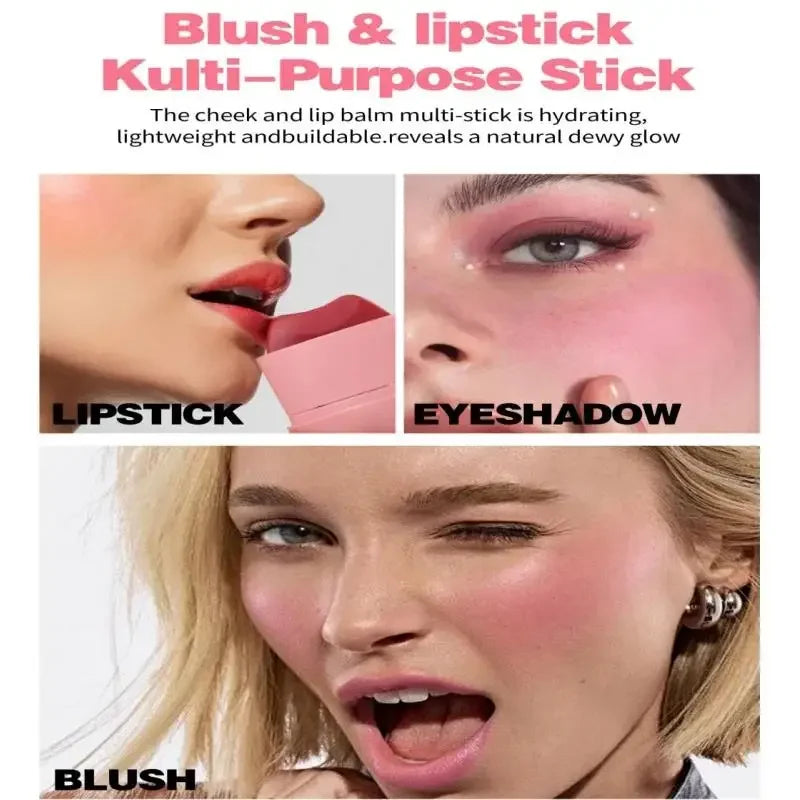 HANDAIYAN 2-in-1 Cream Blush Stick – Lip & Cheek Tint Cream Blush Stick HIP