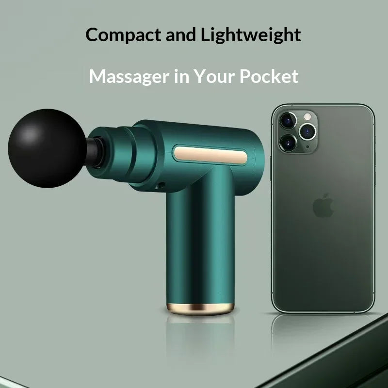Mini Wireless Massage Gun – Handheld Vibration Massager Handheld Massage Gun HIP