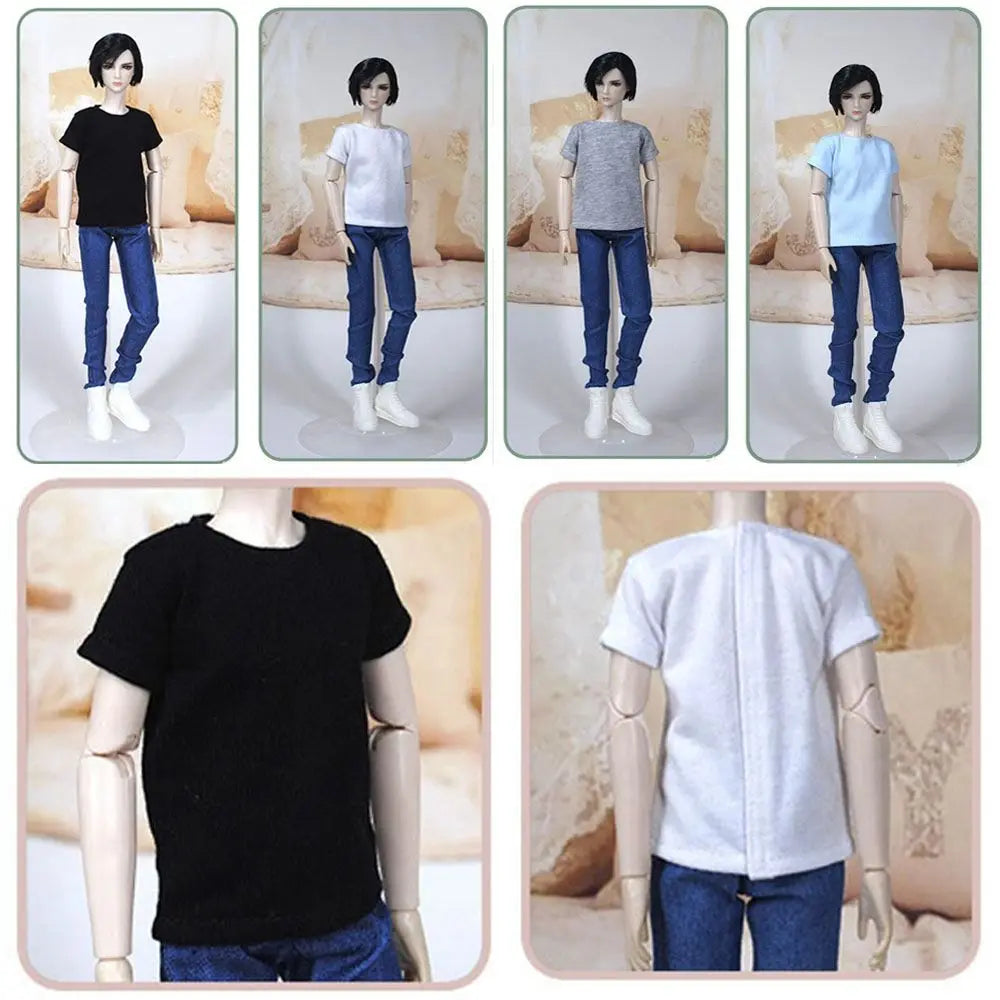 1/6 Scale Male Doll T-Shirt for 30cm BJD Figures – 5 Styles Doll Clothing HIP
